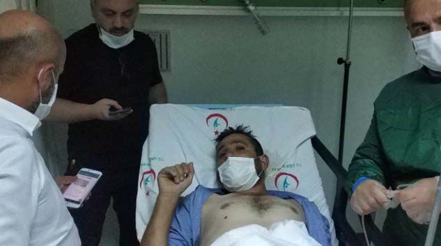 Kardeşinin silahlı saldırısına uğrayan şahıs hastanelik oldu