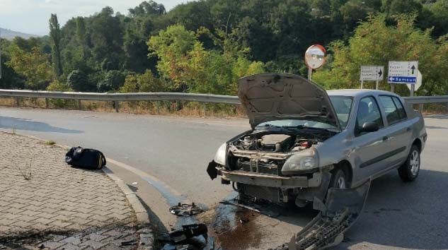 Navigasyon kazası: 2 yaralı