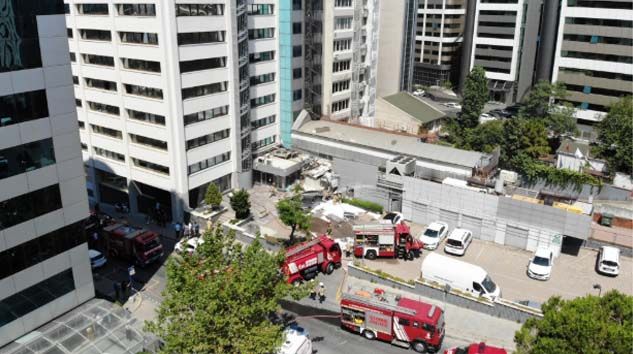 Gayrettepe’de korkutan patlama