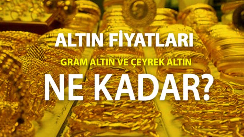 Güncel altın fiyatları… Gram ve çeyrek altın Ocak’ta ne kadar oldu?
