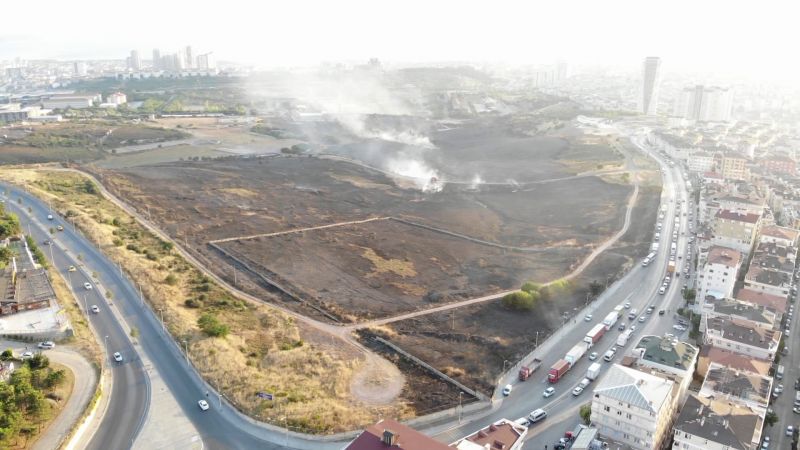 İşte yanan askeri alanın son hali