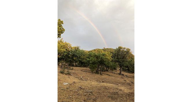 Konya’da çift gökkuşağı