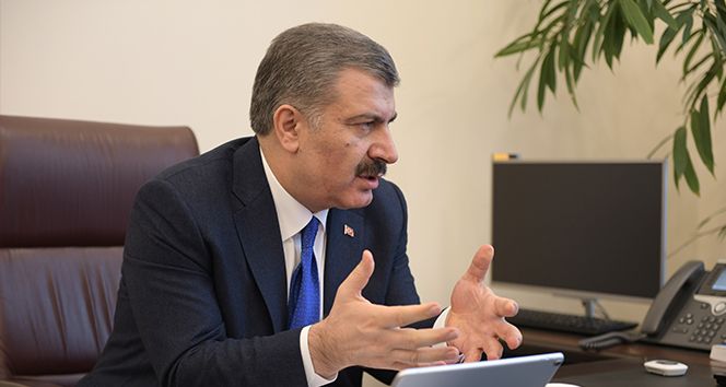 Bakan Koca, Lübnanlı Mevkidaşıyla Görüştü