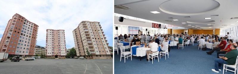 BAŞKAN ÖZTEKİN HİZMET SİTESİ SAKİNLERİ İLE BİR ARAYA GELDİ