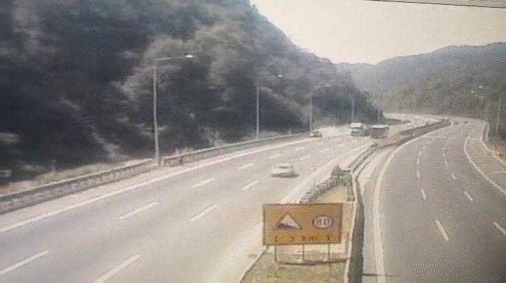 Porsche marka cipin kaza yaptığı anlar ortaya çıktı