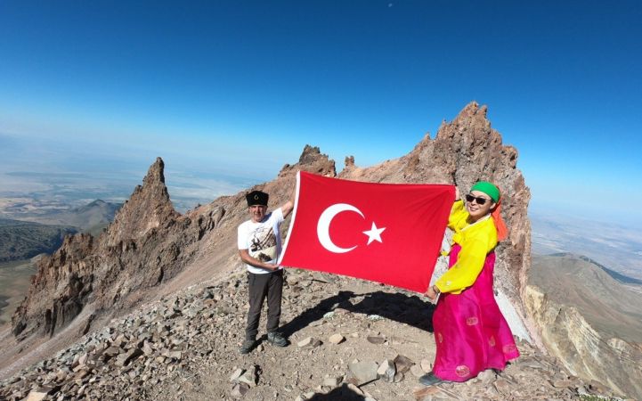 Erciyes Dağı’nda Türkiye-Kore kardeşliği