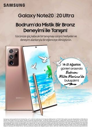 Galaxy Note20 Ultra ile Mistik Bir Bronz Deneyimi Bodrum’da sahneye çıktı!