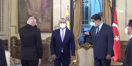 Bakan Çavuşoğlu, Maduro tarafından kabul edildi