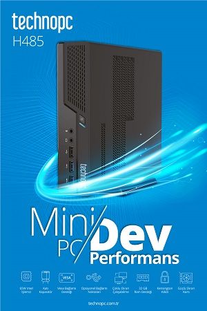 Yerli Üretici Technopc’den Küçük ama Çok Becerikli H485 Mini PC