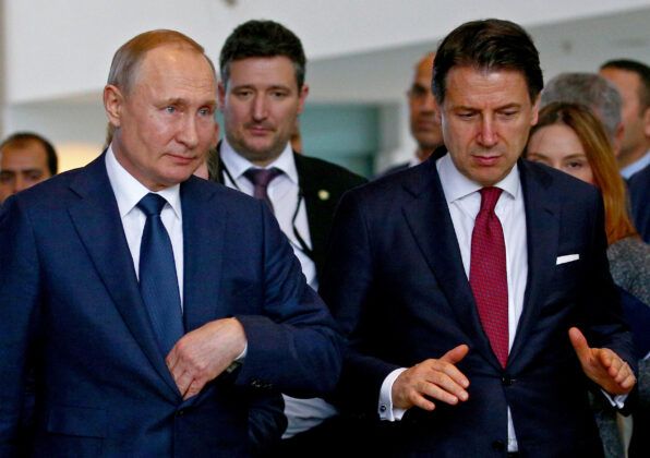 Putin ve Conte, Libya ile Belarus’u görüştü
