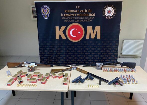 Kırıkkale’de silah kaçakçılığı operasyonu !
