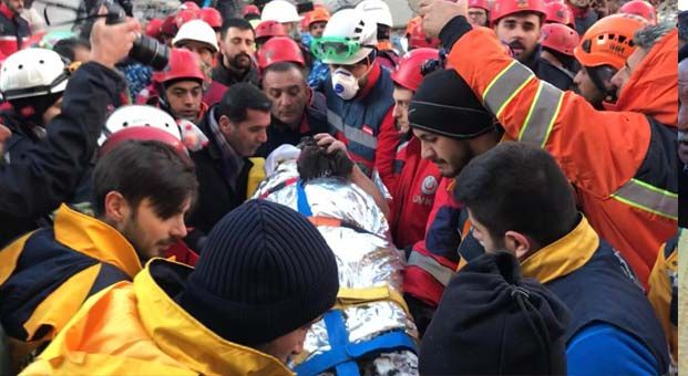 Depremde yaralı sayısı 1234’e yükseldi