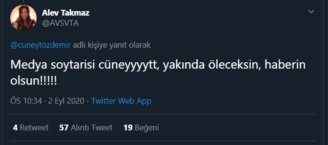 Cüneyt Özdemir’e tehdit öleceksin