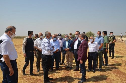 Kilis Valisi Recep Soytürk Çobanbey’de.