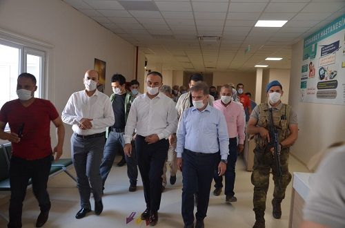 Kilis Valisi Recep Soytürk Çobanbey’de.