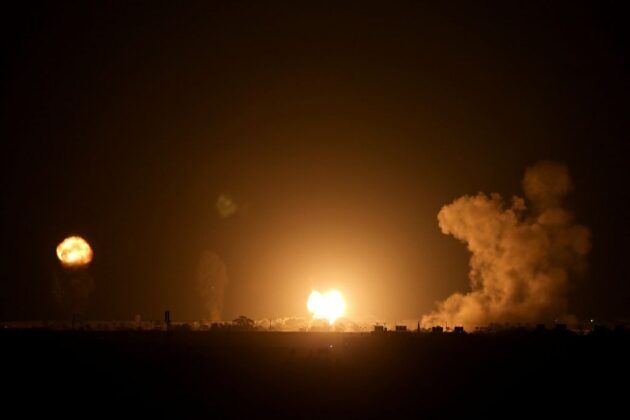 Alçak İsrail Gazze’yi yine vurdu