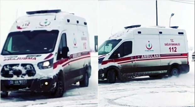 Ambulansla drift atan sürücüye soruşturma