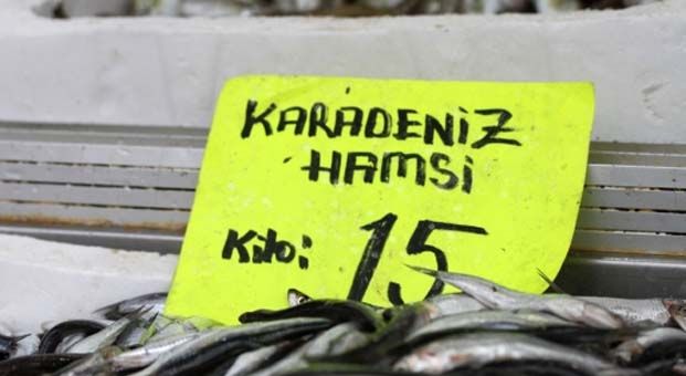 Havanın ısınmasıyla hamsi fiyatı düştü