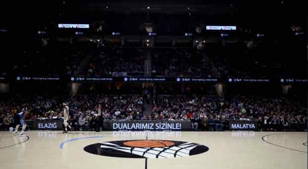 NBA’de Elazığ ve Malatya’nın acıları paylaşıldı