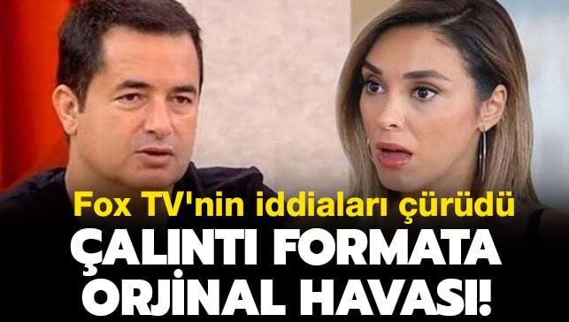 Fox TV’nin iddiaları çürüdü! Çalıntı formata orjinal havası