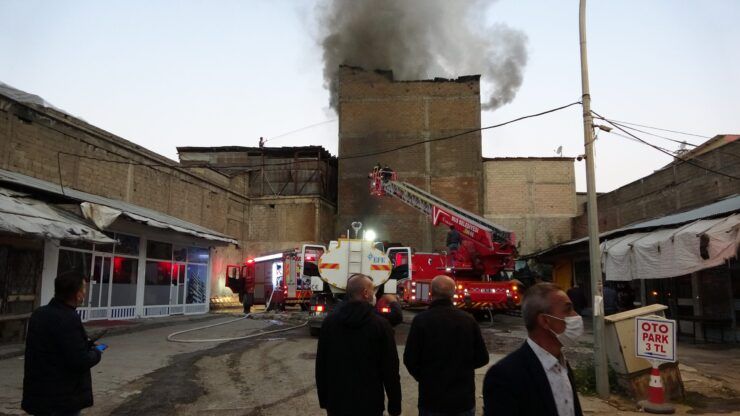 Bir yangın haberi de Muş’tan