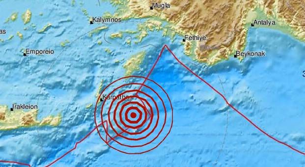 Akdeniz’de korkutan deprem: 5.5