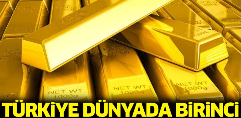 TÜRKİYE DÜNYADA BİRİNCİ OLDU!