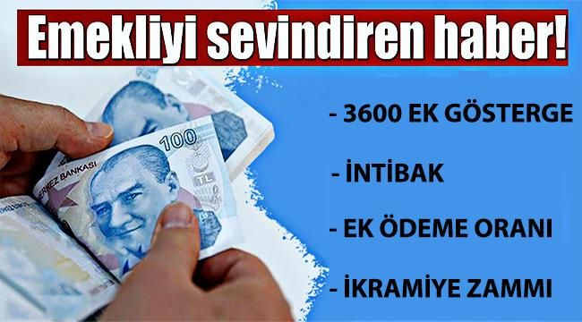 Düşük Maaşlı Emekliye müjde!