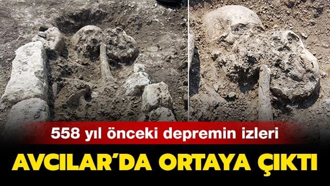 558 yılındaki depremin enkazı kazılarda çıktı