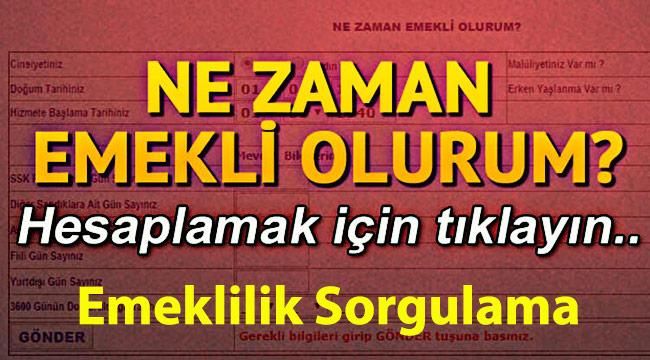 SGK Ne Zaman Emekli Olurum Uygulaması ile Sorgulama Yapıp Emekliliğinizi Anında Öğrenin