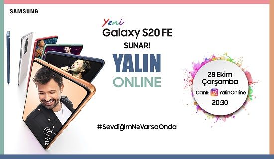 Samsung’dan Galaxy S20 FE hayranları için rengârenk Yalın konseri!