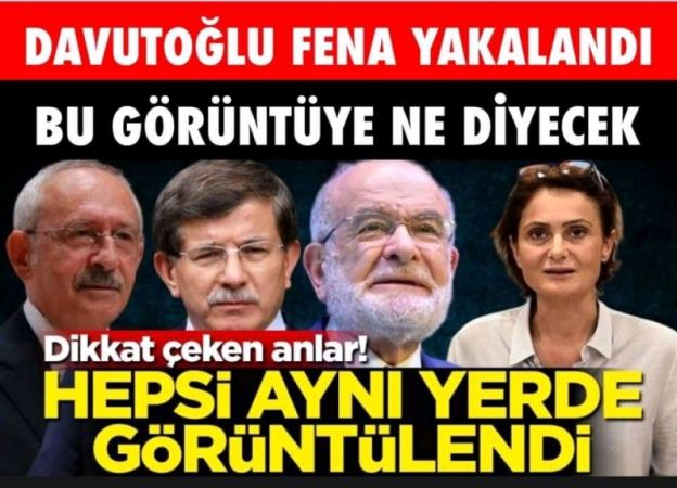 Davutoğlu bu görüntüye ne diyecek?