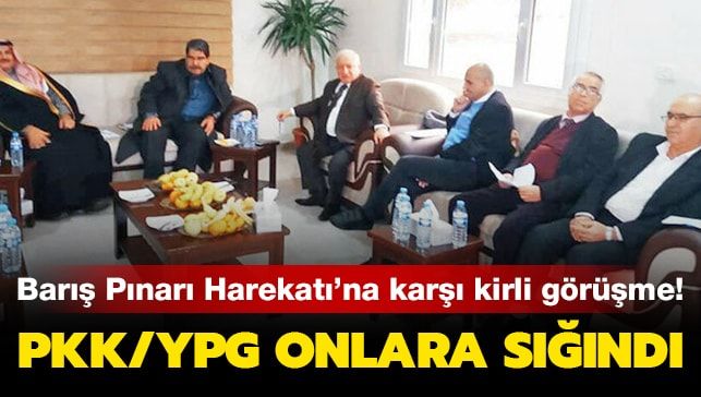 Barış Pınarı Harekatı’na karşı kirli görüşme! PKK/YPG onlara sığındı