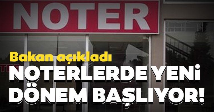 Noterliklerde yeni dönem! Yarından itibaren güvenli ödeme geliyor