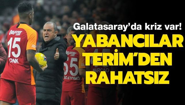 Yabancılar Terim’den rahatsız