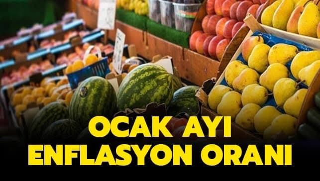 Enflasyon oranları açıklandı