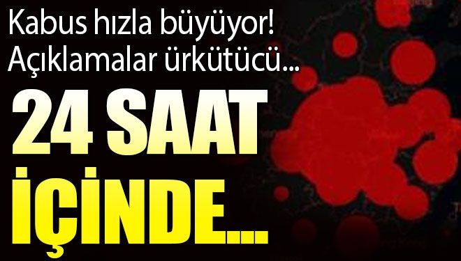 Koronavirüs salgını nedeniyle 24 saatte 64 kişi can verdi