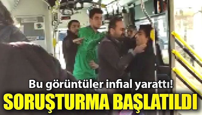 Öfkeli şoför, üstü kirli olan çocuğu otobüsten attı!