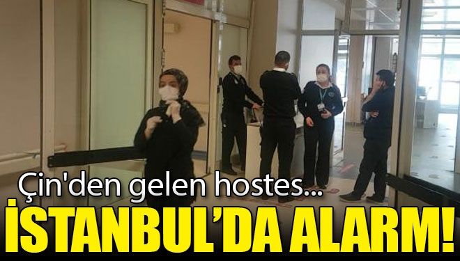 Beylikdüzü Devlet Hastanesi’nde Çin’den gelen hostes tedbiri