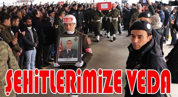 Şehitlerimiz uğurlanıyor