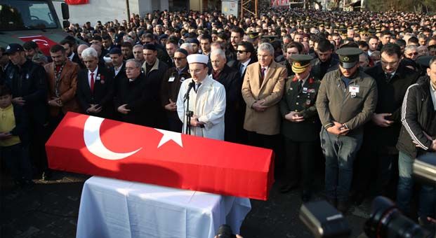 İdlib’de şehit olan Uzman Çavuş Halil Demir defnedildi