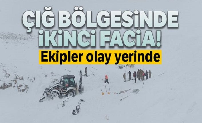 Son dakika… Çığ bölgesinde ikinci facia