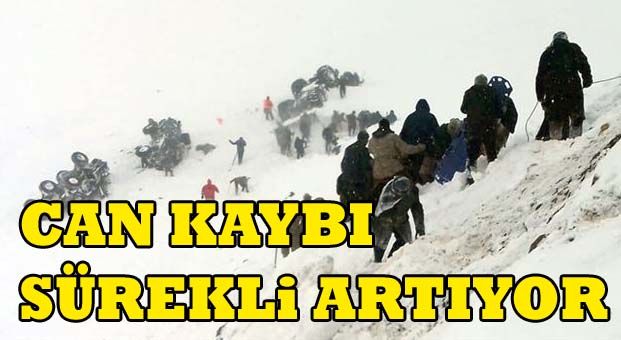 İki çığ faciasında 38 kişi hayatını kaybetti