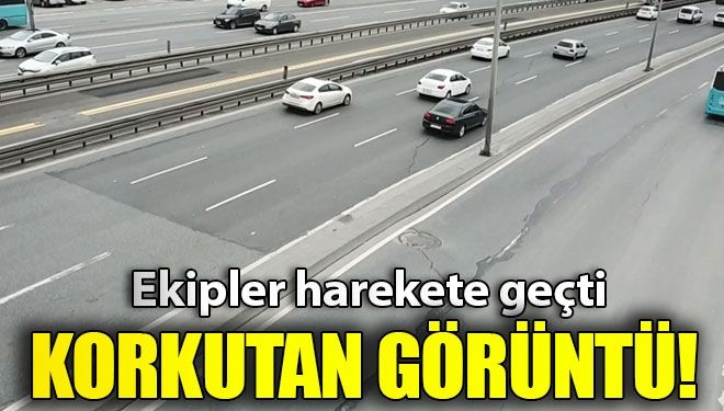 Avcılar’da korkutan görüntü!