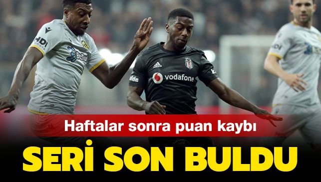 Beşiktaş, haftalar sonra kendi sahasında Yeni Malatyaspor’a mağlup oldu