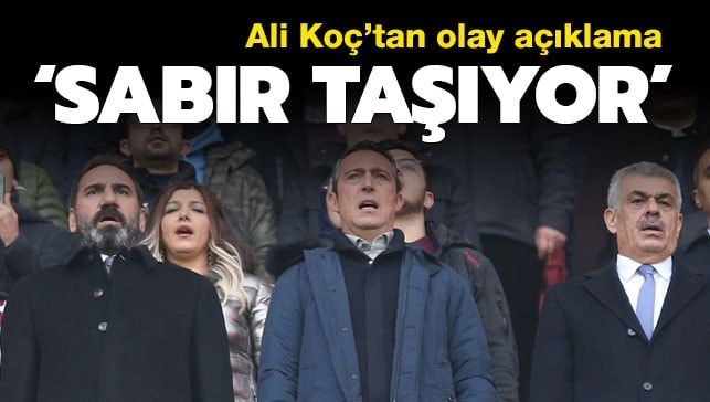 Ali Koç’tan, Mustafa Cengiz ve Fatih Terim’e cevap