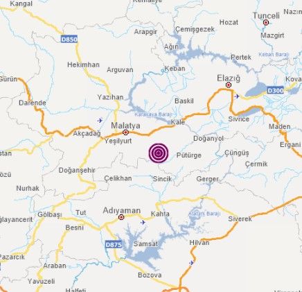 Malatya’da 4.7 büyüklüğünde deprem