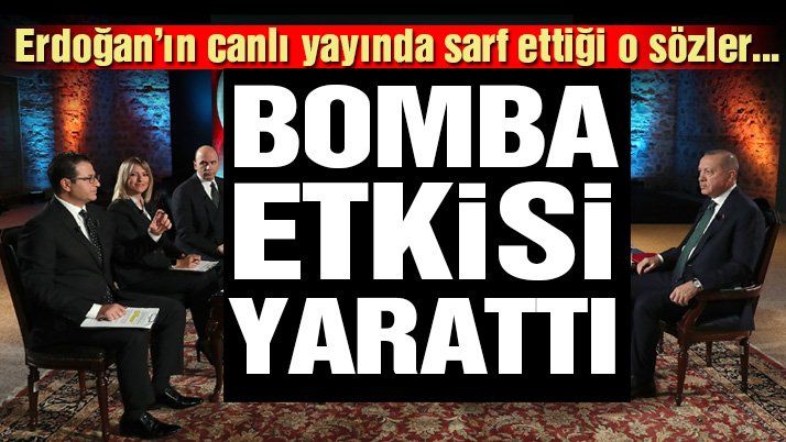 Son dakika… Cumhurbaşkanı Erdoğan’ın o sözleri bomba etkisi yarattı