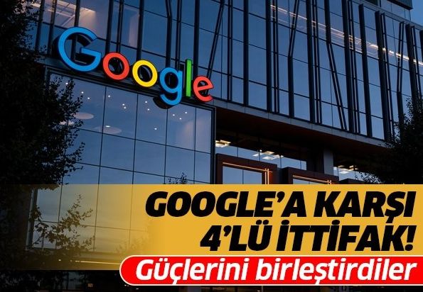 Google’a karşı 4’lü ittifak!