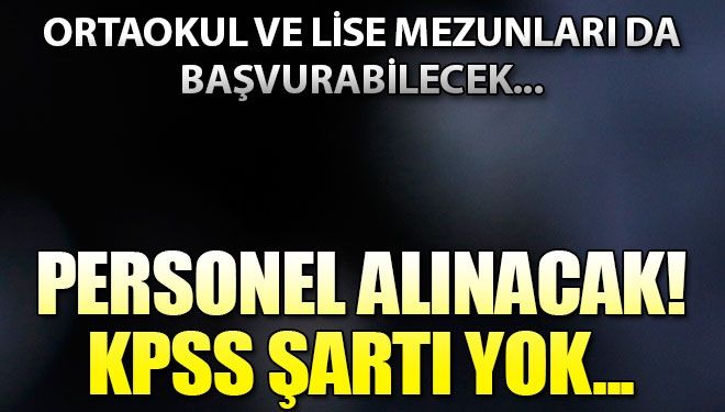 İŞKUR üzerinden en az ilköğretim mezunu 255 hastane personeli alınacak!